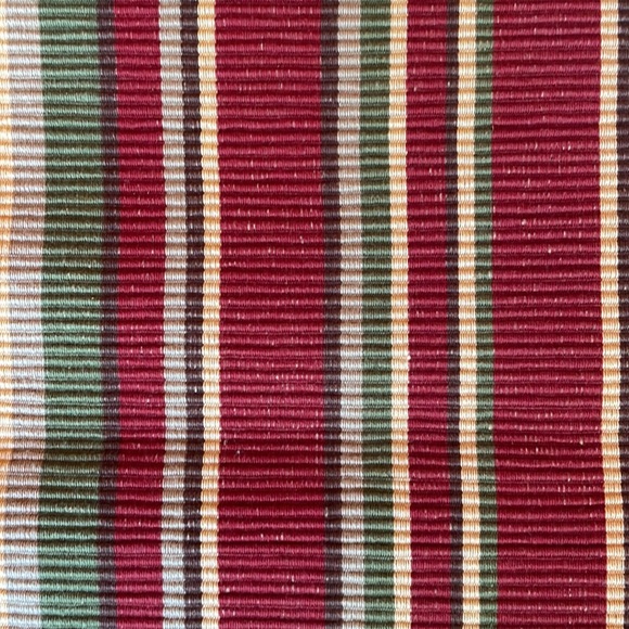 🎄 Park Designs Table Runner Burgundy/Green Cream 13”X54” - Picture 4 of 5